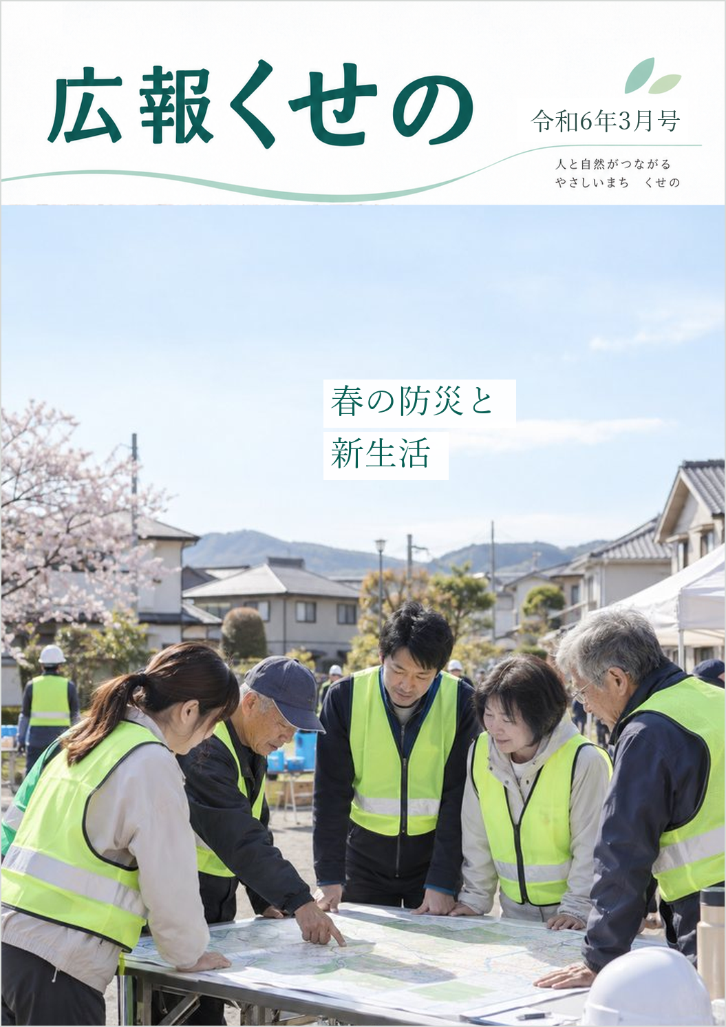 広報くせの令和6年3月号の表紙